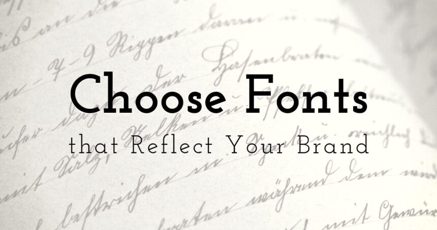 Choose Fonts