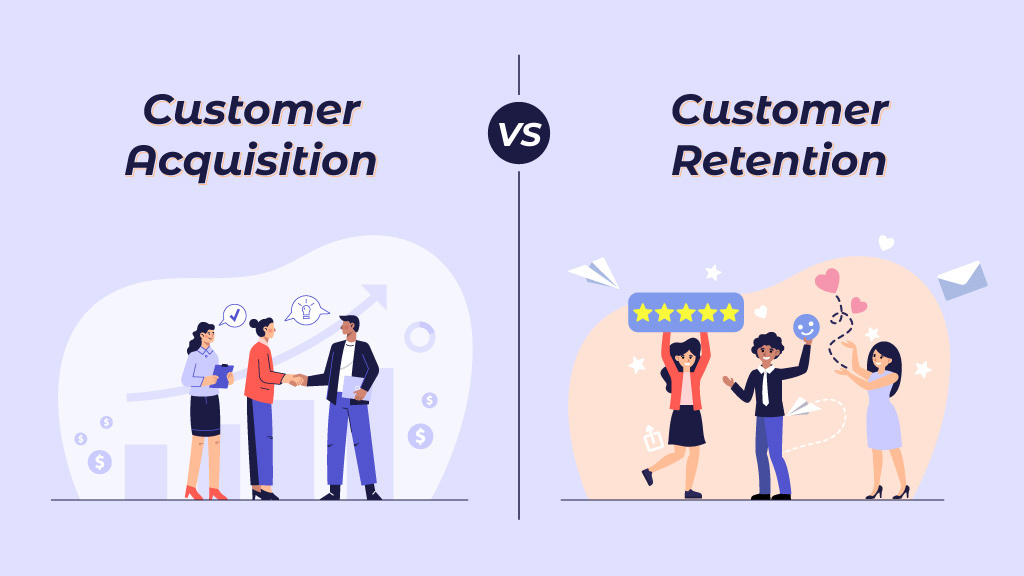 Customer Retention is greater than Acquisition